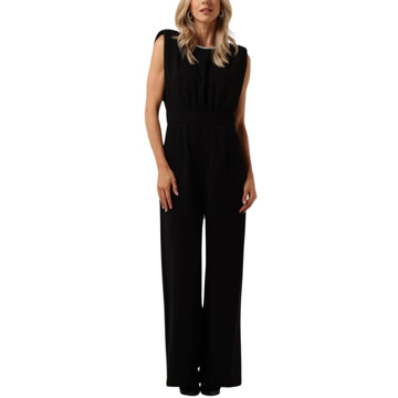 SUNCOO Zwarte Taylor Jumpsuit Suncoo , Black , Dames