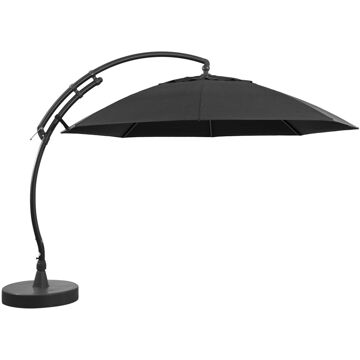 Sungarden Zweefparasol Met Voet Easy Sun Xl Carbon Ø375cm