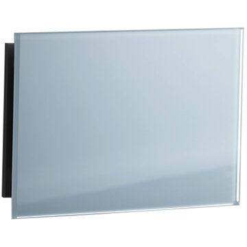 Sunshower ventilatierooster 15x9cm voor Pure en Pure Xl en Deluxe glas wit