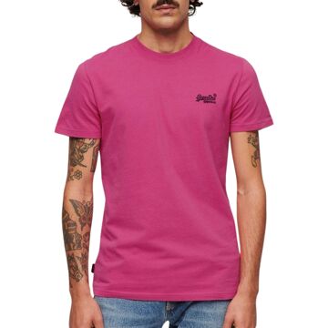 Superdry Vintage Logo Shirt Heren roze - XL