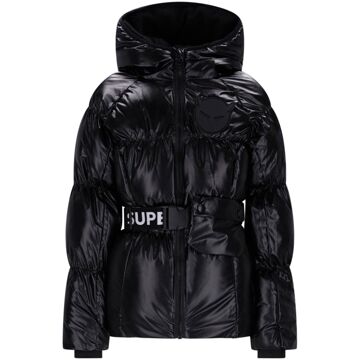 Superrebel Puff Fleece Hooded Winterjas Meisjes - 164