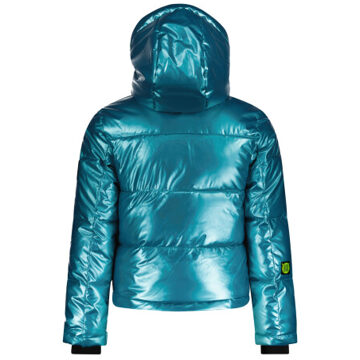 Superrebel Spicy Girls Hooded Metallic Ski-Jas Junior Blauw - 16 Years