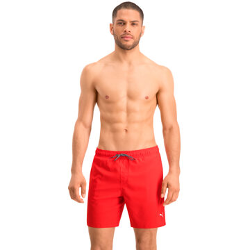 Swim Medium Short Heren Zwembroek - rood - Maat XL