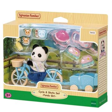 Sylvanian Families Fiets & Skate set Panda meisje - 5652