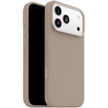 Symmetry Cactus leren Backcover met MagSafe voor de Apple iPhone 17 Pro Max - Light Grey Grijs