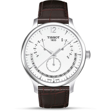 T-Classic Tradition horloge  - Bruin