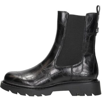 Tamaris Enkellaarsjes Plat Zwart - 37