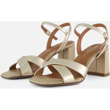 Tamaris Sandalen Hak Goudkleur - 36