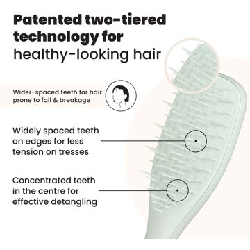 Tangle Teezer The Ultimate Detangler Extra Gentle Eucalyptus Green