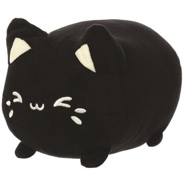 Tasty peach knuffel, black sesame meowchi, 18 cm