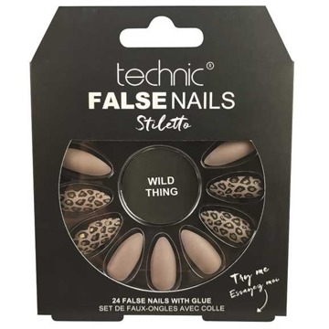 Technic Kunstnagels Technic False Nails Stiletto Wild Thing 24 st