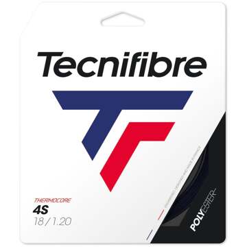 Tecnifibre Black Code 4S 12m Set Snaren zwart - 1.20