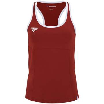 Tecnifibre Team Tanktop Dames-Donkerrood - S