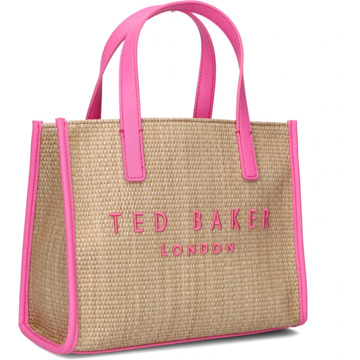 Ted Baker Beige Schoudertas met Roze Details Ted Baker , Pink , Dames - ONE Size