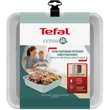 Tefal Ceramik Vierkante cakevorm 20cm groen