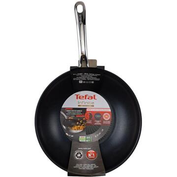 Tefal Infinite Wokpan Ø28cm inductie zilver