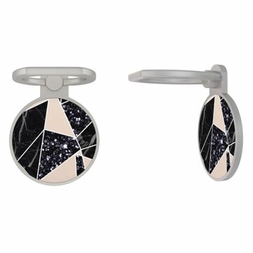 Telefoon houder ring zilver - Abstract painted | Telefoonhouder / Telefoon standaard | Universeel | Casimoda