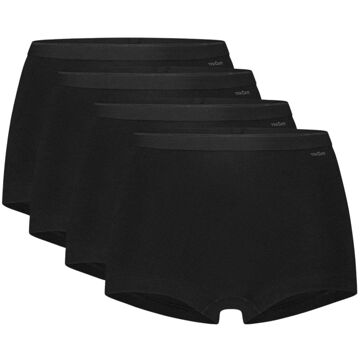 Ten Cate Basics Organic Cotton Stretch Short 4-pack Zwart-XXL - XXL