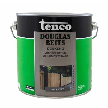 Tenco Douglas beits dekkend antraciet 2,5l verf/beits Zwart