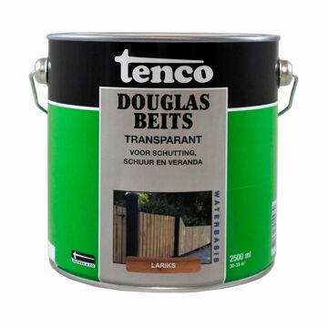 Tenco Douglas beits transparant lariks 2,5l verf/beits Bruin