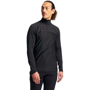 Tenson Txlite Base Half Zip Men Fleecetrui Zwart - XXL