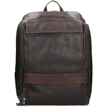 The Chesterfield Brand Rich Leren Laptop Rugtas - 15,4 inch - Bruin