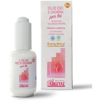 The Five Day Oil for her - geeft verlichting bij menstruatiepijn en andere menstruatieklachten