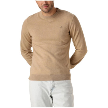 The Goodpeople Beige Knox Trui voor Heren The GoodPeople , Beige , Heren - 2Xl,Xl,L,M,S