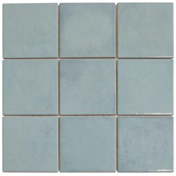 The Mosaic Factory Mozaiek Tegel Kasba 29,7x29,7 cm Glans Turquoise The Mosaic Factory