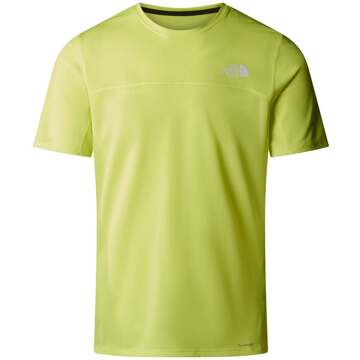 The North Face Sunriser Hardloopshirt Heren-Neongeel - M