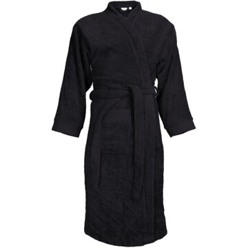The One Towelling The One Badstoffen Badjas zonder capuchon Zwart XXL/3XL