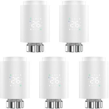 Thermostatic Radiator Valve Smart Radiator Valve- 5 Pack