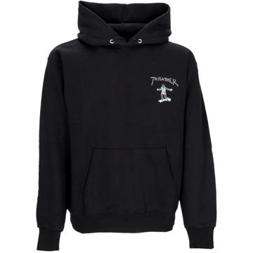 Thrasher Zwarte hoodie met verstelbare capuchon en voorzak Thrasher , Black , Heren - Xl,L,M,S