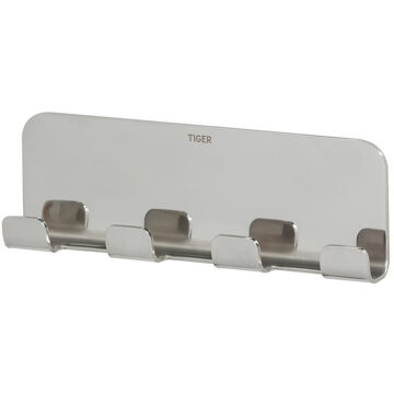 Tiger Multi handdoek haak Colar chroom 1314730346 Zilverkleurig