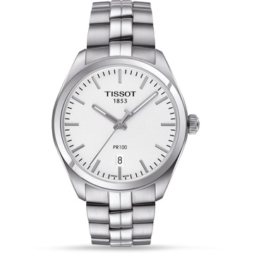 Tissot T-Classic PR100 horloge  - Zilverkleurig