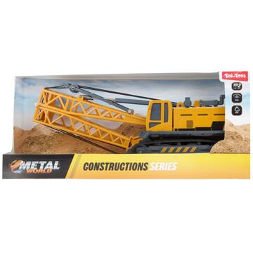 Toi-Toys Kraanwagen Metal Junior 1:55 Staal Geel/zwart