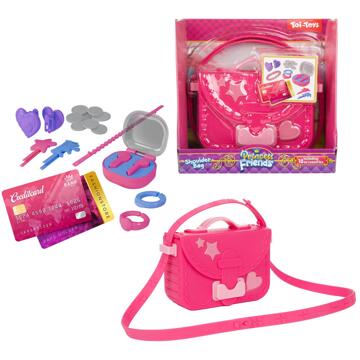 Toi-Toys Princess Friends Schoudertas 12-delig roze