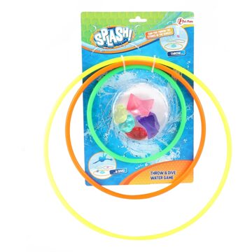 Toi-Toys Toi Toys Splash Ringwerpspel duikspel Multikleur