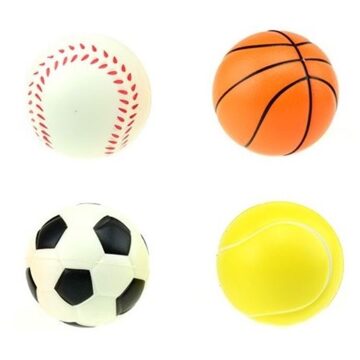 Toi-Toys Toi Toys sport Squeezies Ø7cm 12 stuks