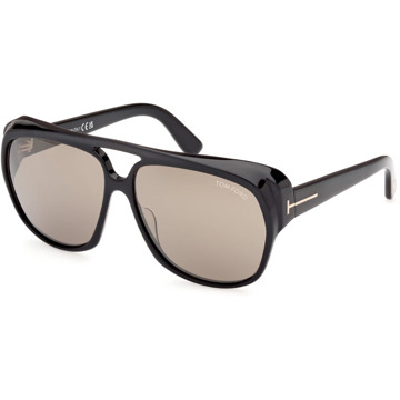 Tom Ford Jayden Zonnebril Tom Ford , Black , Heren - 61 MM