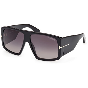 Tom Ford Raven Zonnebril - Verhoog je stijl Tom Ford , Black , Unisex - 60 MM