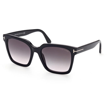 Tom Ford Selby Zonnebril Tom Ford , Black , Dames - 55 MM