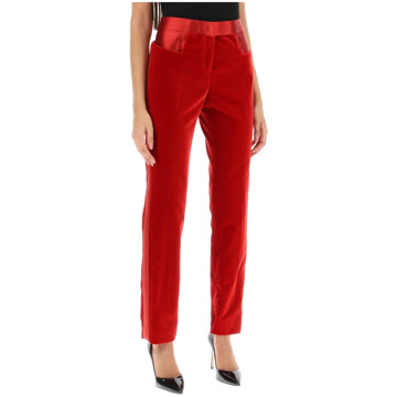 Tom Ford Slim-fit Trousers Tom Ford , Red , Dames - XS