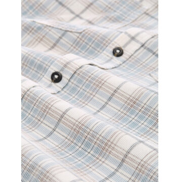 Tom Tailor Coruduroy check shirt ecru dessin - L