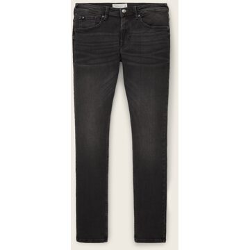 Tom Tailor Denim skinny fit jeans Culver used dark stone Zwart - 30-32