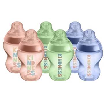 Tommee Tippee Babyflessen Dichterbij Nature 6 x 260ml Kleurrijk - 260ml-350ml