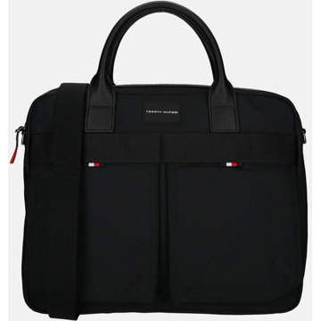 Tommy Hilfiger laptoptas BDS Black Zwart