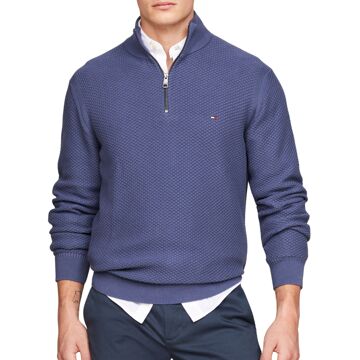 Tommy Hilfiger Oval Structure Sweater Heren paars - M
