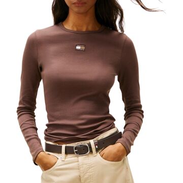 Tommy Hilfiger Slim Badge Longsleeve Shirt Dames - XS