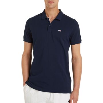 Tommy Hilfiger Slim Placket Polo Heren donkerblauw - M